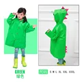 Cute Dinosaur Polyester Baby Raincoat Outdoor Waterproof Rain Coat Children Impermeable Poncho Boys Girls Rain Jacket preview-5