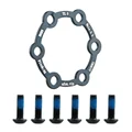 Electric Scooter Brake Disc Bicycle Disc 6-hole Hub Heightening Pad With Screws Mountain Bike Plastic Disc Brake Spacer