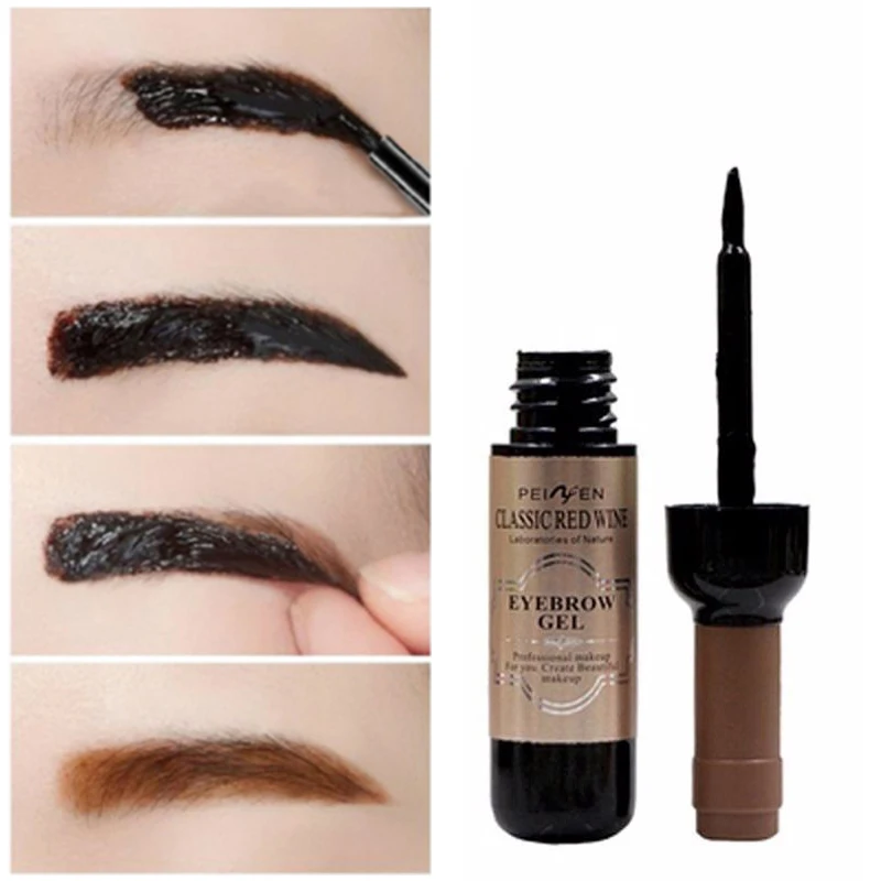 Natural 3 Colors Eyebrow Enhancer Dye Cream Waterproof Durable Tint Eyebrow Henna Mascara Brow Gel Makeup Cosmetics TSLM2-animated-img