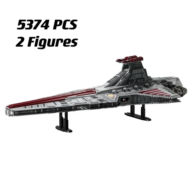 New Venator-Class Republic Attack Cruiser Compatible 75367 Classic Building Kit Blocks Bricks Toys For Adult Fans Christmas Gift-animated-img