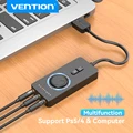 Wention usb outside sound card usb to 3.5mm adfecter usb to earnphone micon for Macbook מחשב מחשב PS4 sound card