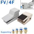 Pneumatic Foot Pedal Valve Cylnder Control 4F210-08L Switch FV320 FV 420 4F210-08G Ttwo Position Five Links