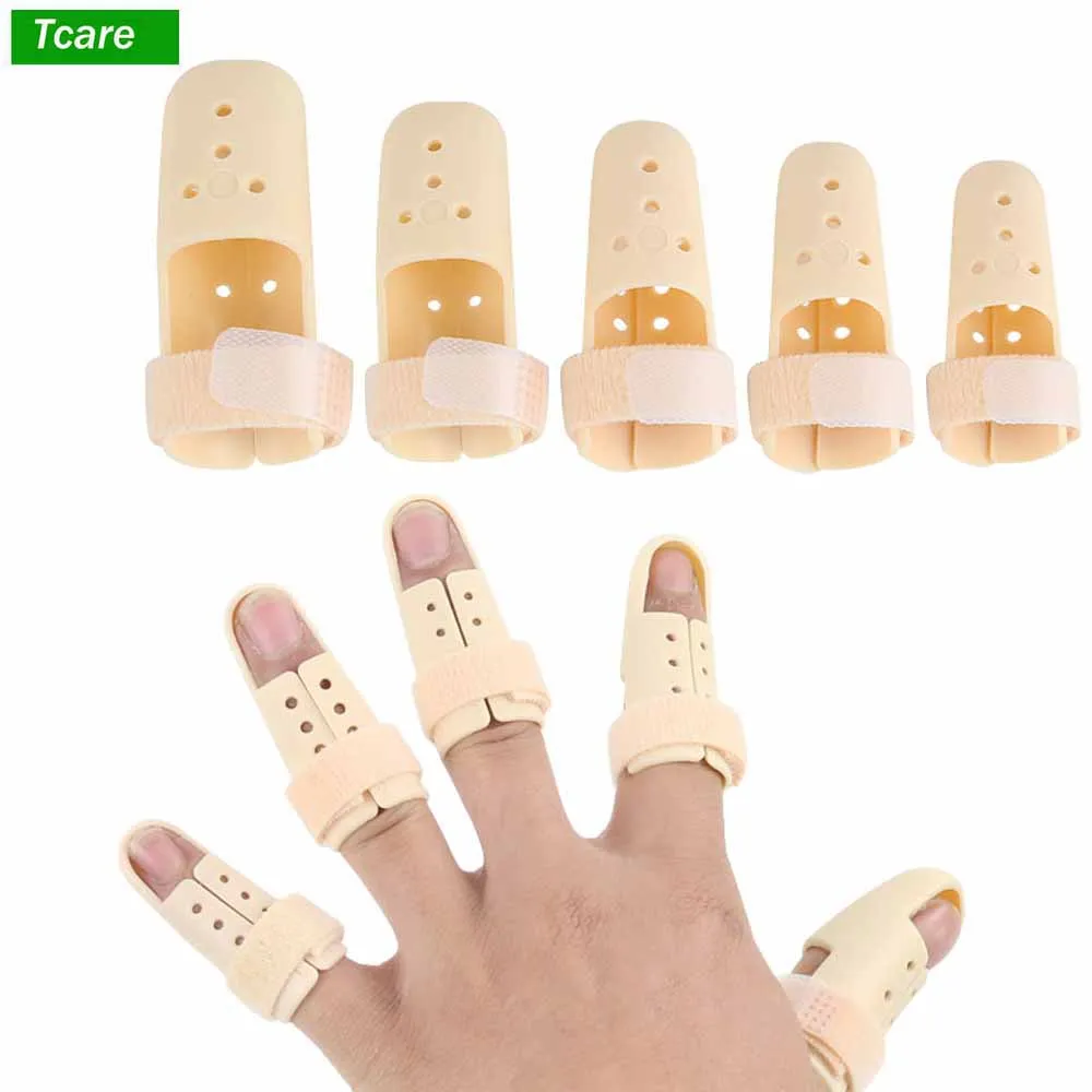 Купить Здоровье Tcare 1Piece Finger Splint Brace Adjustable Finger Support Protector for