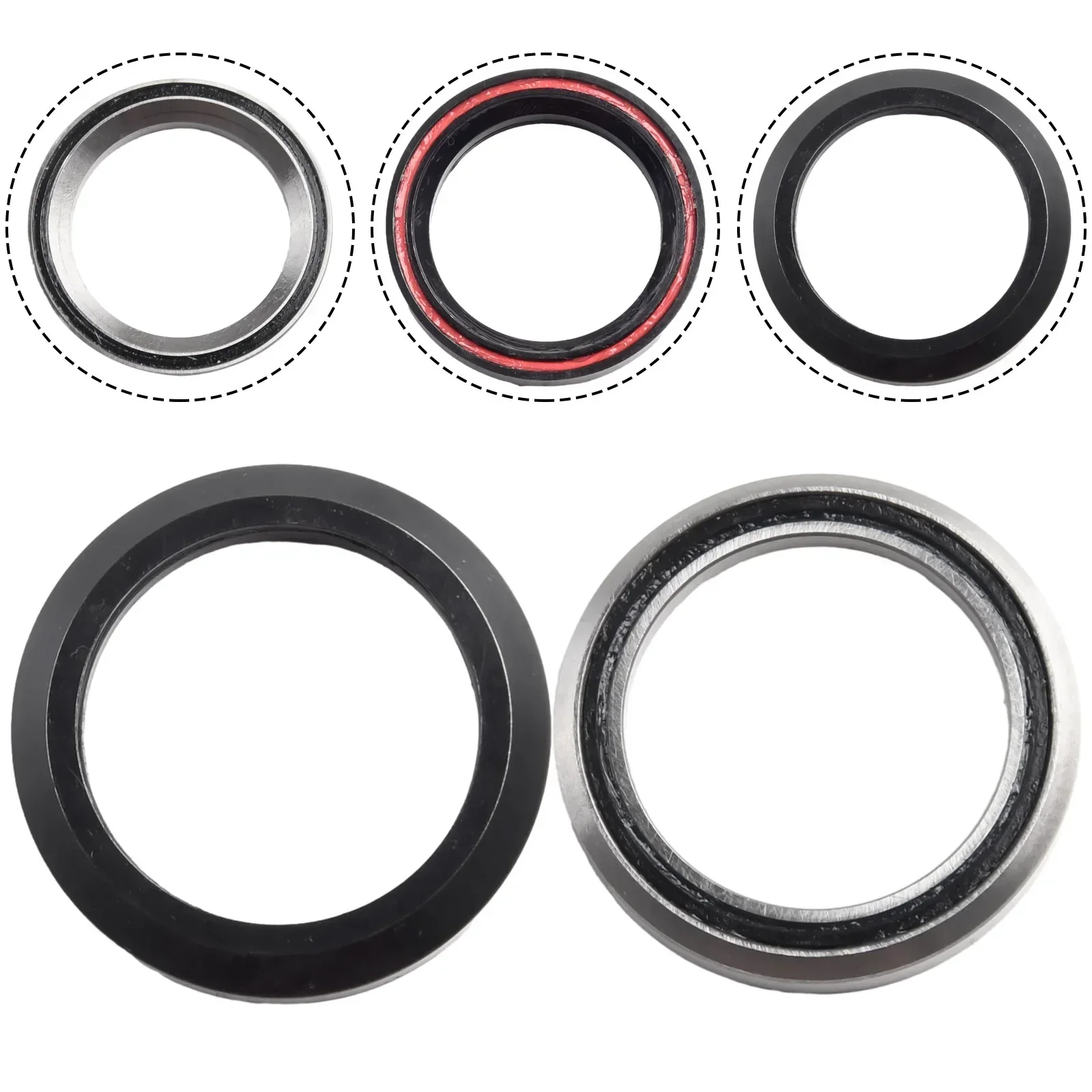 Practical Headset Bearing Bearing+steel 30.5 X 41.8 X 8 MM 45°angle Road Bike Bearing For Road Headset Bearing-animated-img