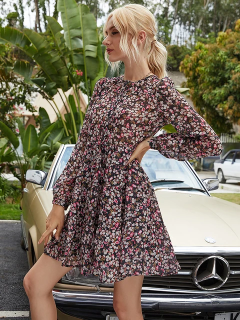 קנו שמלות | Aachoae Boho Style Floral 