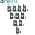 RRETEKESS PR13 Radio Receiver FM Stereo Portable Radio DSP Mini Digital Clock Receiver For Tour Guiding Church Meeting Training