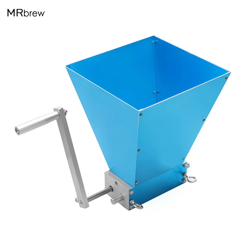Stainless Steel 2 Rollers Homebrew Barley Grinder Crusher Malt Powder Grain Mill For Home Beer Brewing Manual Malt Mill Tools-animated-img