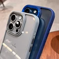 Luxury Metal Lens Bumper Clear Case For iPhone 15 14 13 12 11 Pro Max Mini X XS Max XR 7 8 Plus Silicone Acrylic Hard Back Cover preview-3