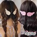Angel Wings Hairpins Cartoon Lovely Plush Non Slip Bobby Pin Little Wings Hair Clips Headdress for Girls Childr Hair Accessories