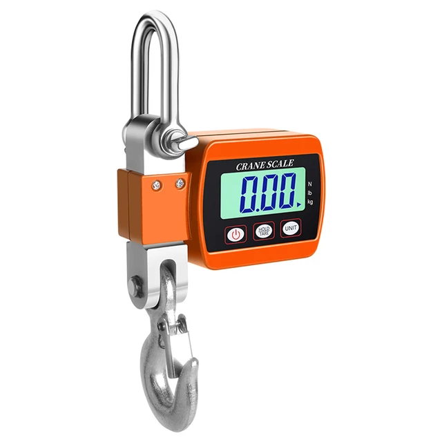 Digital Hanging Scale 1000kg/ 2204lbs Portable Heavy Duty Crane Scale LCD  Backlight Industrial Hook Scales Unit Change/Data Hold - AliExpress