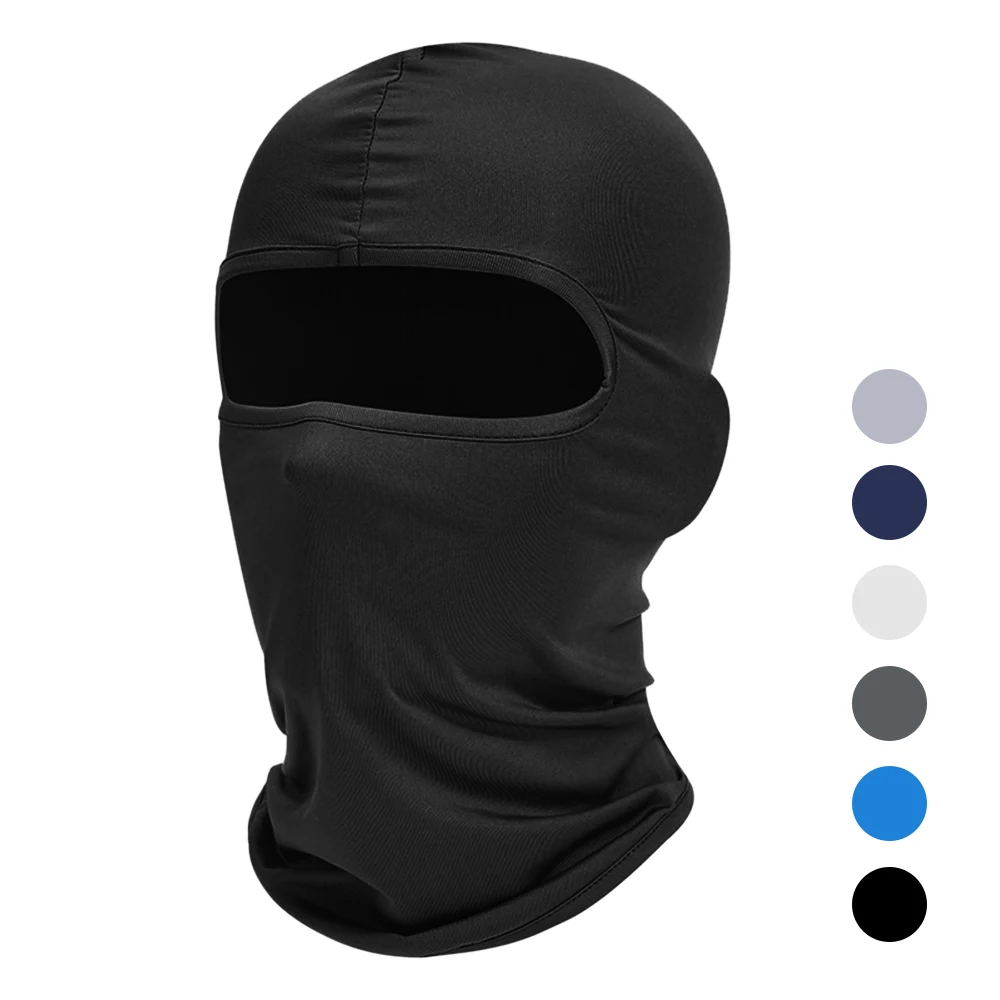 Men's Cycling Cap Balaclava Full Face Ski Mask Hood Hiking Camping Hunting Tactical Airsoft Cap Bike Hats Neck Gaiter-animated-img