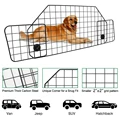 Adjustable Car Dog Fence Barrier for SUV Large Dog Animal Transportation Safety Pet Dividers Gate Wire Mesh Panel Dog Car Guard