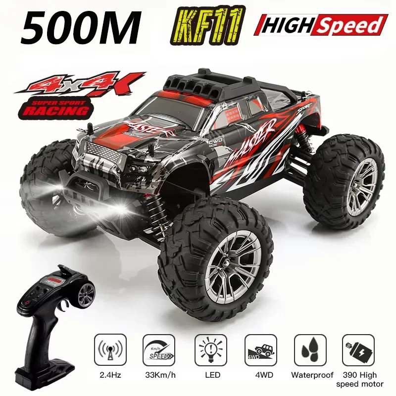 KF11 Rc 4WD Car RTR Brushless Off-Road Remote Control Vehicle High Speed Racing Truck Climbing Toy Toys for Children Adults Gift-animated-img