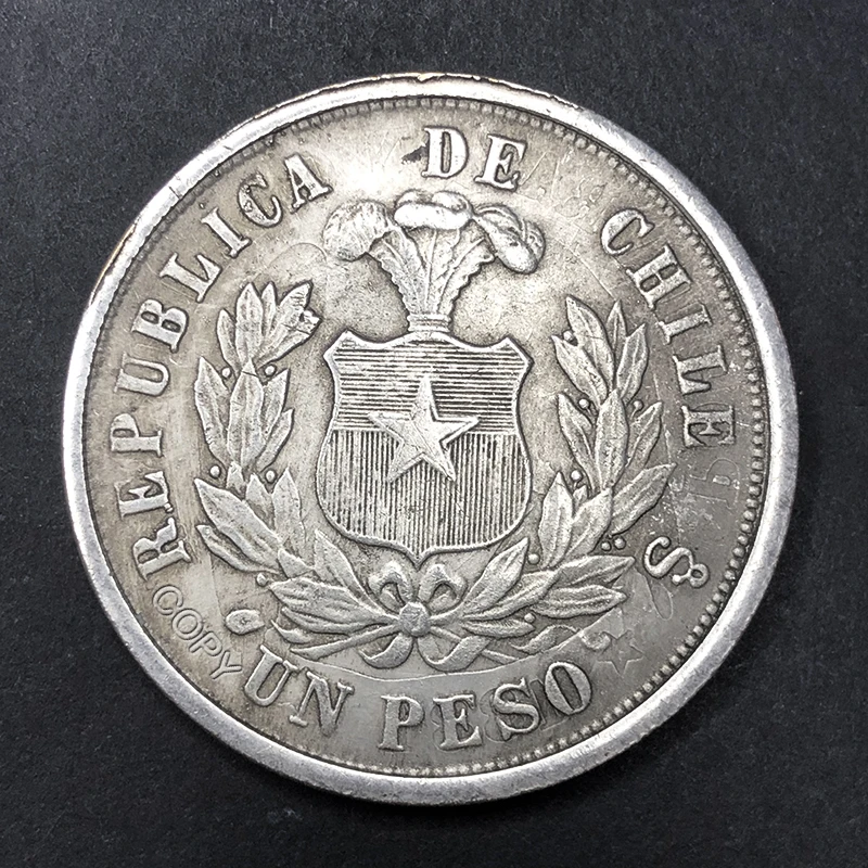 1881 Mexico Eagle 1 Pesos Copy Commemorative Coin Europe Collectible Old Money Home Decor Christmas Gift Medal preview-4