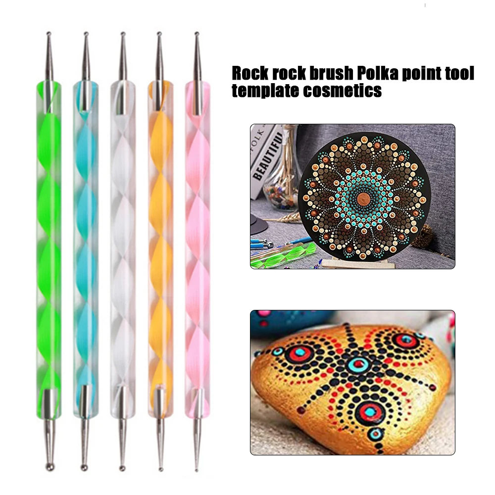 13pcs/set Mandala Dotting Tools Set For Painting Pottery Ceramics Rocks Dot  Kit Rock Stone Painting Pen Polka Dot Tool