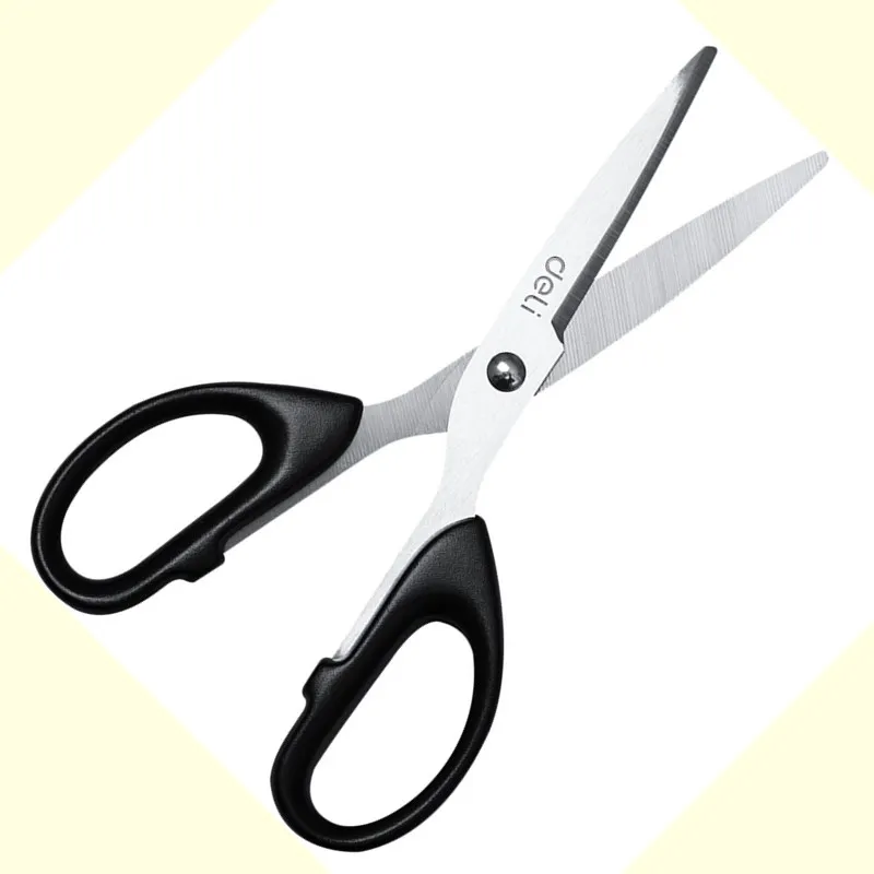 1PC Deli Anti Stick Anti Rust Scissors Office And Home Scissors