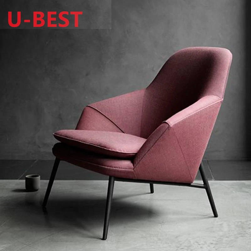 upholstered fabric armchair