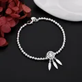 Andara 925 Sterling Silver Bracelet Dream Catcher Fashion Pop Bracelet For Women Charm Jewelry Engagement Gift preview-2