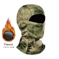 Tactical Winter Fleece Warmer Balaclava Cap Thermal Military Helmet Liner Windproof Full Face Mask Cover Ski Beanies Men Women preview-1