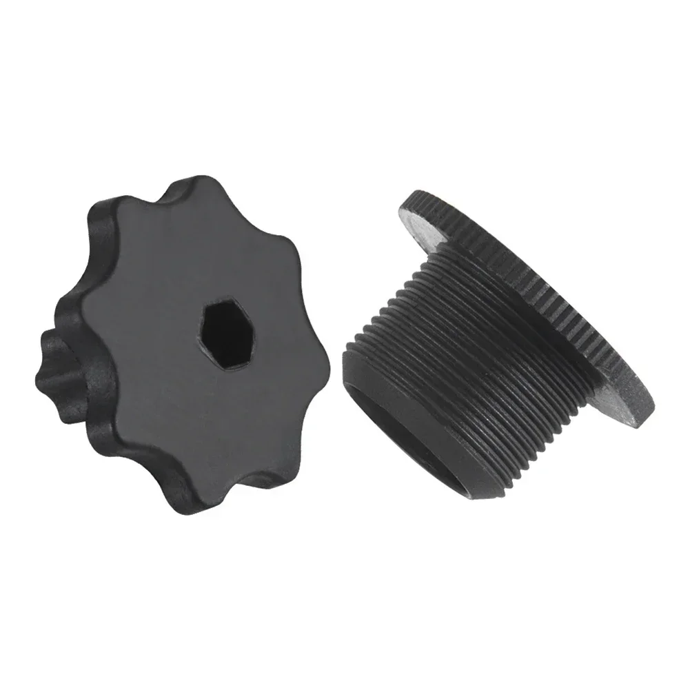 1 Set Bicycle Crankarm Bolts Nylon Black 18mm For Shimano HollowTech With Tool Bicycle Crank Screw Outdoor Bicycle Screws Parts-animated-img