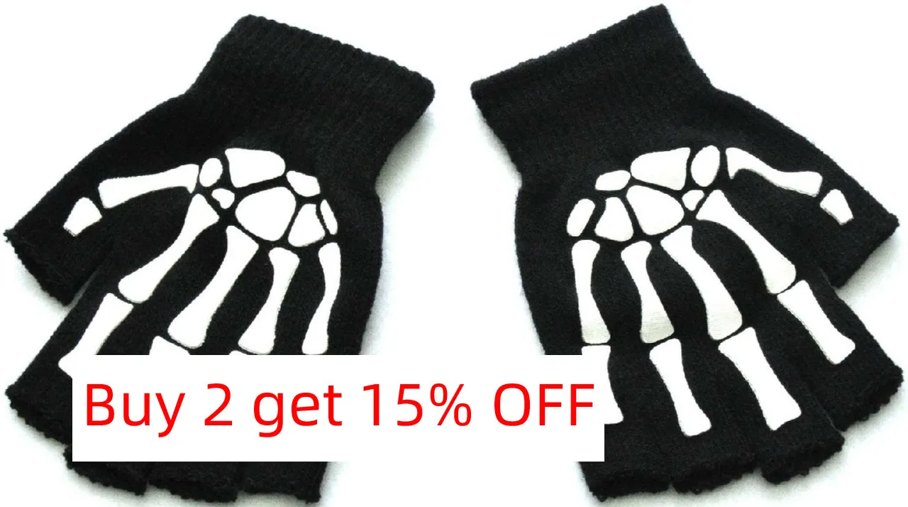 warm skeleton gloves