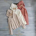 Fall 2022 Collection Smart Casual Style Hooded Loose Fit 100% Cashmere High Quality Sweater