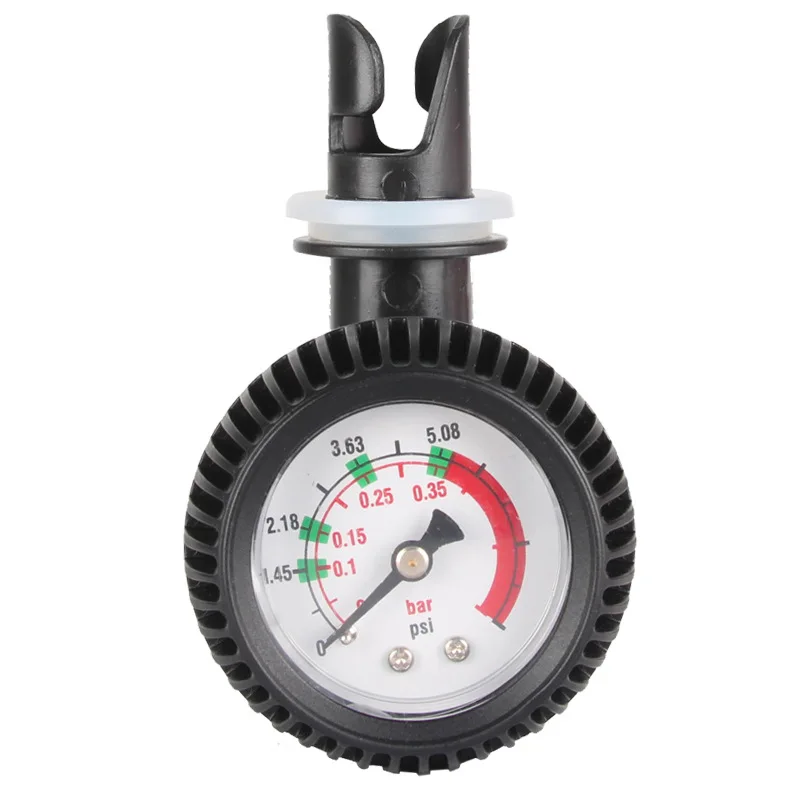 5PSI Inflatable Boat Air Pressure Gauge Kayak Tester Valve Connector Thermometer Pump Manometer Fishing Boat Air Test Barometer-animated-img