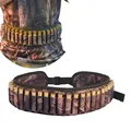 Tactical 30 Rounds 12/20 Gauge Ammo Holder Pouch Belt Shot Gun Shell Bandolier Waist Bullet Cartridges Holster for Hunting