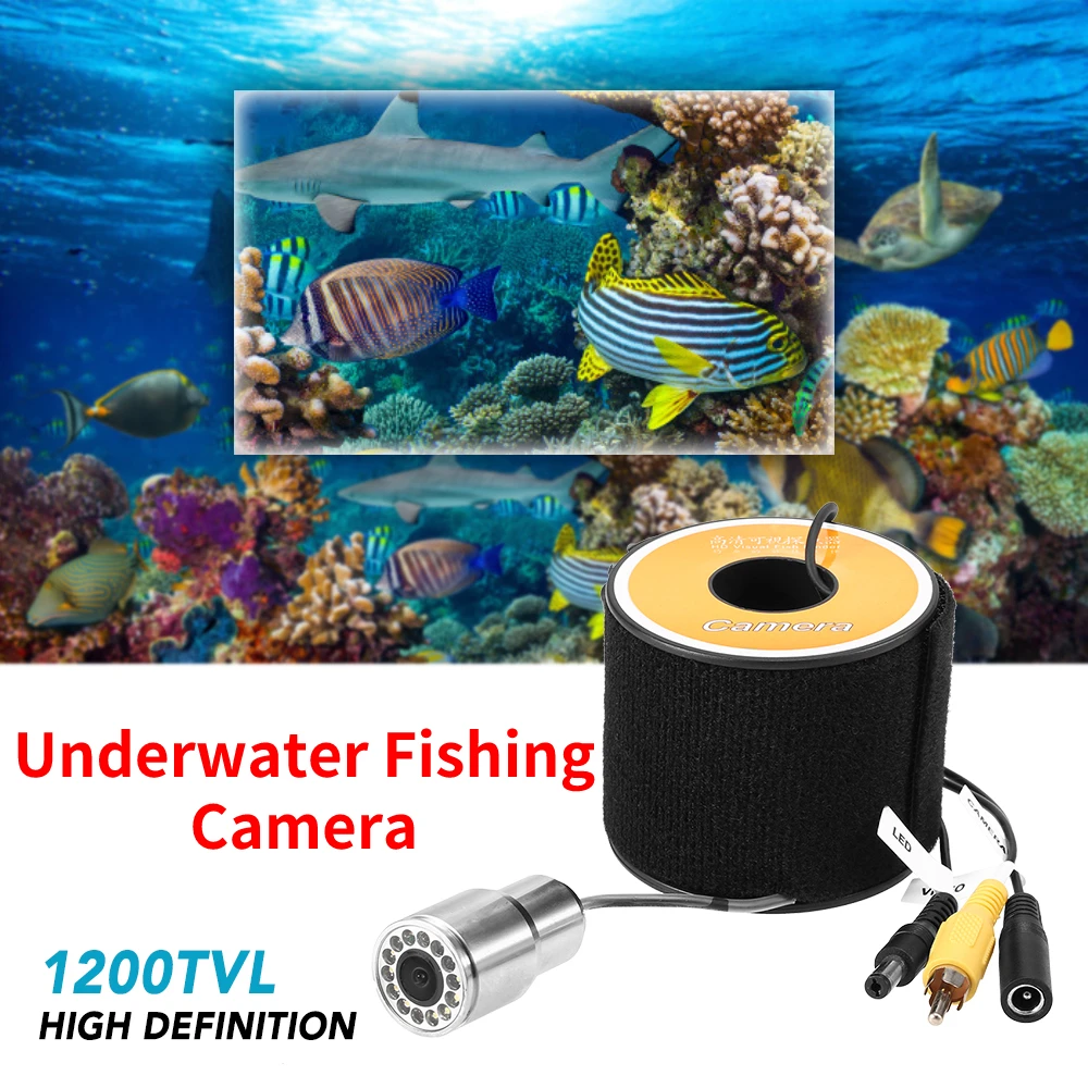 Αγορά Ψάρεμα  1200TVL Underwater Fishing Camera 12 LED Night