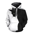 2022 Brand New 3D Cat Print Hoodie Men Women Black White Long Sleeve Hooded Pullover Sweatshirts Mens Tops preview-3