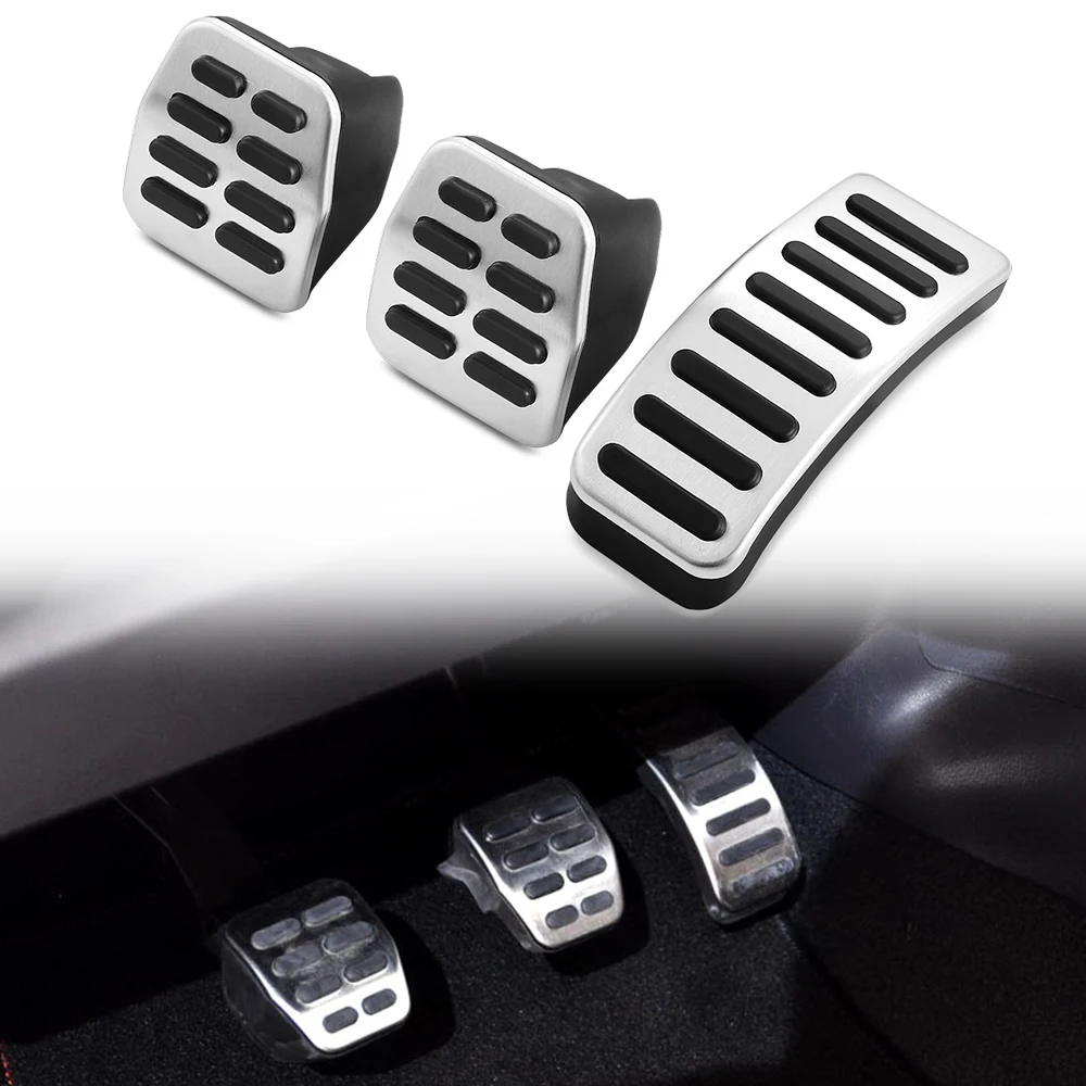 For Audi TT A1 A2 A3 Pedale for VW Golf 3 4 Polo GTI 9N3 For SKODA Octavia SEAT Ibiza Fabia Stainless Steel Car Gas Brake Pedals-animated-img
