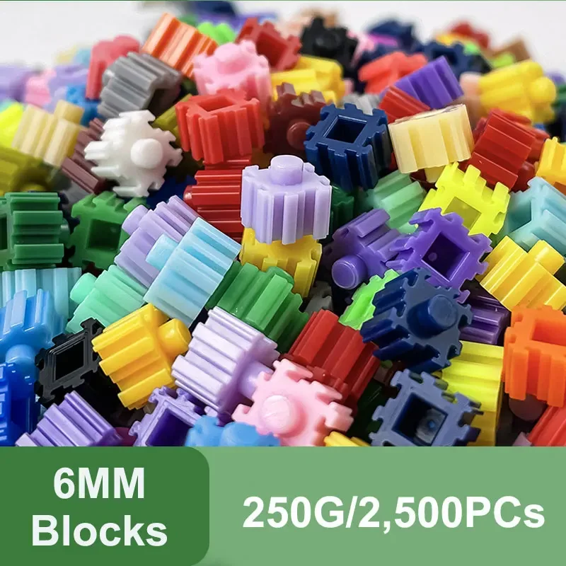 250G/2500PCs 6*6mm Pixel Art Puzzle Micro Diamond Building Blocks DIY 3D Small Brick For Children's Toy Educational Kids-animated-img