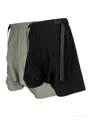 Ninja warning Drop crotch wide shorts dwr multipocket waist adjustment techwear ninjawear preview-4