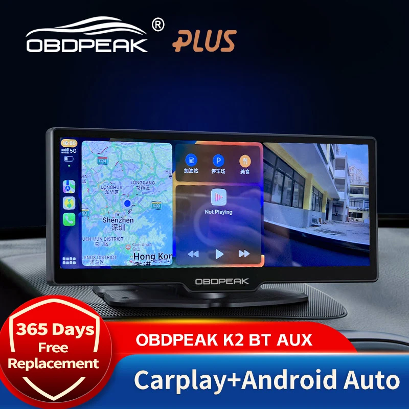 T30 10.26 AI Screen Dash Cam Android 12 System Carplay Android AUTO 5G WIFI  GPS Navigation