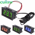 DC 12V Mini Digital LED Thermometer for Car Temperature Monitor Panel Meter Measuring Range -50-110C with Temperature Probe preview-1