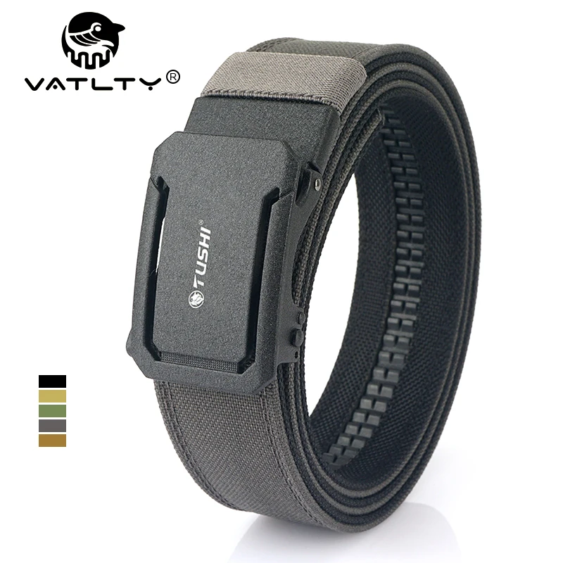 VATLTY New Military Belt for Men Sturdy Nylon Metal Automatic Buckle Police Duty Belt Tactical Outdoor Girdle IPSC Accessories-animated-img