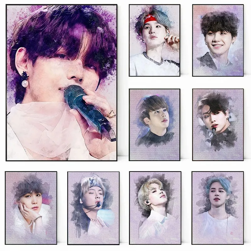 Diamond Painting Kpop Stray Kids Picture of Rhinestones Full Square/Round  Diamond Mosaic Embroidery Cross Stitch