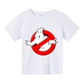 Summer Boys/Girls 4-14t Cartoon Cotton Funny Ghostbusters Game Print Short Sleeve Children T-Shirt preview-1