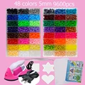 Hama Beads Box Embalagem Thermal mosaic Ferro Educação Beads, Ironing beads Fuse Beads Brinquedo DIY, 24 48 72 Cores 2.6MM 5MM preview-1