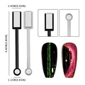 Nail Art Magnetic Stick Wand Pen Set for 3D Cat Eye Gel Painting Nails Art Magnet Wand UV Gel Polish Magic Manicure Tools preview-1