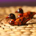 Mandarin Ducks Chopstick Holder For Decoration Feng Shui Craft Display Ornament Holiday Gift preview-1