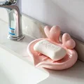 Creative Ceramic Drain Soap Holder Nordic Modern Cartoon Palm Soap Dish  Bathroom Decorative Accessories Home Decor Soap Case preview-2