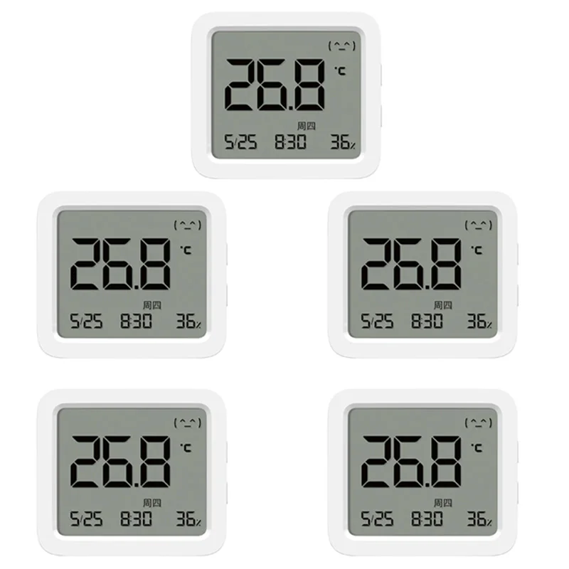 Upgrade Version] MMC E-Ink Screen BT2.0 Smart Bluetooth Thermometer  Hygrometer Works with App Home Gadget Tools From