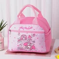 Hello Kitty & Kuromi Insulated Lunch Bag, Cinnamoroll Widened Aluminum Foil Material Bento Bag, Waterproof Oxford Fabric