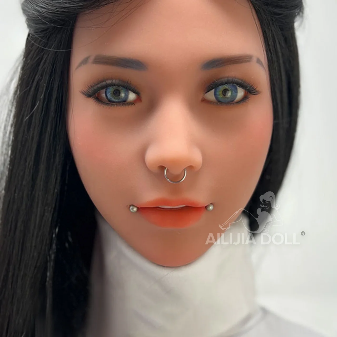 M16 Handcraft Big Sex Doll Head Silicone Tpe Head