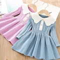 Girls Dress Winter Knitting Sweater Dress Autumn Long Sleeve Princess Dress Vestidos Warm Toddler Girl Clothes Kids Clothing preview-1