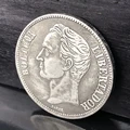 1936 Venezuela 25 Bolivar Challenge Coin Original Collection Commemorative Medal Replica Home Decor Christmas Supplies Gift preview-3