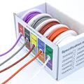 Heat Resistant Soft Silicone Wire 5 Colors in A Box Kit 30/28/26/24/22/20/18AWG Stranded Cable Electrical Tinned Copper Wire preview-3