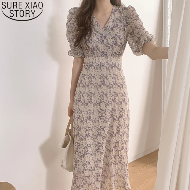 2022 Summer Korean Style Elegant dress 