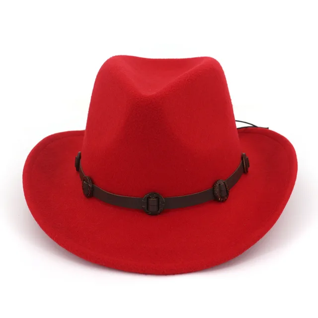 short brim felt cowboy hat